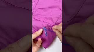 This is a quotneedle and thread trickquot to mend cuts and holes in down jackets and cotton jackets [upl. by Adim546]