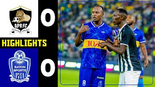 REBA UDUSHYA TWARANZE UMUKINO APR FC 00 RAYON SPORTS  EXTENDED HIGHLIGHTS AT AMAHORO STADIUM [upl. by Jaylene59]