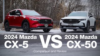 2024 Mazda CX50 vs CX5  Comparison and Review [upl. by Eiddet]