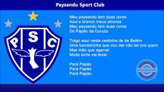 Hino Torcida do Paysandu SC quotMeu Paysandu tem duas coresquot  Carimbó Bicolor [upl. by Sundstrom]