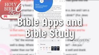 6 Best Bible Apps and Bible Study Apps  AndroidiOS [upl. by Joacima]