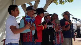 Hwalbay Gwaj Guy Hualapai Traditional Group at Indian Festival Scottsdale AZ 2020 [upl. by Skilken326]