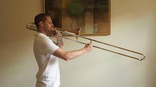 A Chromatic Scale  Trombone [upl. by Cybil]