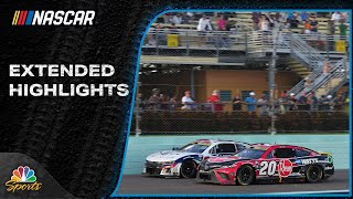 NASCAR Cup Series EXTENDED HIGHLIGHTS 4EVER 400  102223  Motorsports on NBC [upl. by Elcarim]