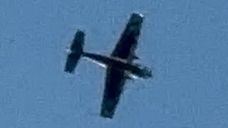 Extra EA300L N184ST Stunt Plane landing to Brookhaven Calabro Airport over my house [upl. by Ajim407]