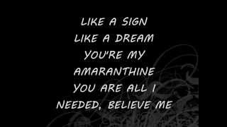 AmarantheAmaranthine Lyrics [upl. by Avitzur]