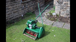 Ransomes Marquis 20quot Cylinder Lawn Mower [upl. by Nnylear]