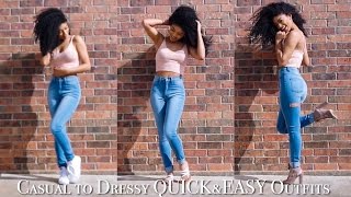 Casual to Dressy Quick amp Easy Outfits 2020AVE  jasmeannnn [upl. by Ecyarg]