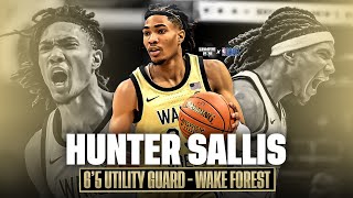 Hunter Sallis 2024 NBA Draft Profile [upl. by Gable]