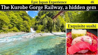 4K Japan Toyama pref The Kurobe Gorge a hidden gem in Japan [upl. by Ridley497]