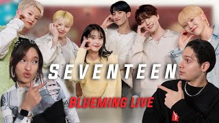 Vocal Heaven w SEVENTEEN Waleka amp Efra react to SEVENTEEN Cover Live IUs quotBluemingquot [upl. by Gram]