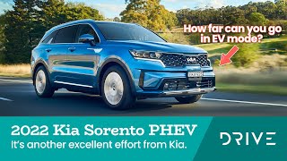 2022 Kia Sorento PHEV First Drive Review  How Far Can You Go In EV Mode  Drivecomau [upl. by Estella525]