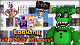 AndrewJohn100 Looks at FNaF Memes [upl. by Bo980]