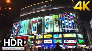 JAPAN  Akihabara Night Walk in Tokyo【4K HDR】 [upl. by Nahtanaj69]