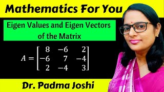 Find the eigenvalues and eigenvectors  Characteristic roots of 3x3 matrix example  Linear Algebra [upl. by Yttig]