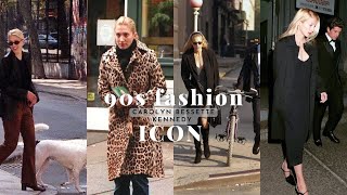 ICONS How Carolyn Bessette Kennedy Took the 90s by Storm with Minimalist Fashion [upl. by Agnimod]