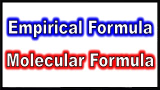 Empirical and Molecular Formulas [upl. by Jt881]