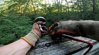 Magnet Fishing In Iowa with railroad evidence magnetfishing magnetic [upl. by Camey]