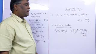 preparation and properties of diborane for BScjeeNeetteluguenglish shareeph sir [upl. by Ronna72]