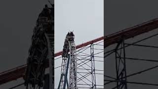 Did u see Enso shorts themepark rollercoaster blackpool icon enso mackrides [upl. by Nnyla]