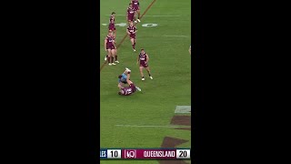 Two huge hits from the NSW Blues Origin NRL [upl. by Kuster919]