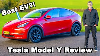 Tesla Model Y 2022 review  the BEST electric SUV [upl. by Konstantine339]