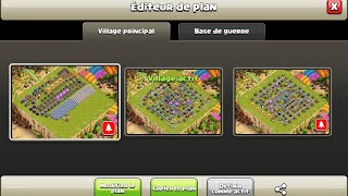 COMMENT CRÉER UNE BONNE BASE SUR CLASH OF CLAN [upl. by Yral]