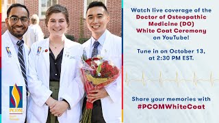 PCOM South Georgias DO Class of 2027 White Coat Ceremony  Live Stream [upl. by Fin]