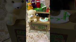 💥🐼💥LET’S PLAY PANDA COIN BANK ASMR GAME shortlive shortfeed satisfying trend💥🐼💥 [upl. by Aloivaf543]