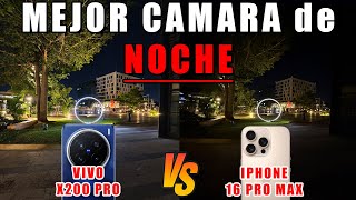 La MEJOR CAMARA de NOCHE  Vivo X200 Pro vs iPhone 16 Pro max ¿Quien gano [upl. by Ever885]