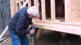 How To Build A Chicken Coop pt 12  Installing Siding [upl. by Nnelg]