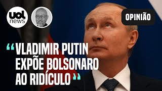 Rússia e Ucrânia Bolsonaro quis tirar casquinha mas Putin o expõe ao ridículo diz Josias de Souza [upl. by Hornstein]