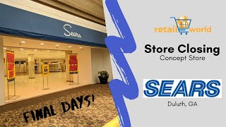 Sears  Concept Store Closing Final Days  Duluth GA [upl. by Ykvir]