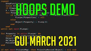 HOOPS DEMO  HACKSCRIPT  GUI MARCH 2021 [upl. by Ivy124]