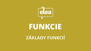 Vlastnosti funkcií I Df Hf monotónnosť extrémy  Elea Nauč sa matiku [upl. by Hege234]