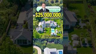 Sylvester Stallone Homes Hampton NY Worth 25 Million sylvesterstallone homes celebrityhouse [upl. by Mcclenaghan]