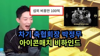 차기 축협회장 넥슨 박정무 아이콘매치 비하인드 대공개 꿈이 현실이 되다 [upl. by Huan]