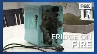 Minifridge ignites fire in Farmington teens bedroom [upl. by Pam]