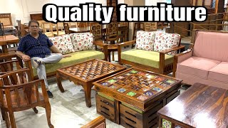 Best Wooden Furniture Designs for Small Spaces  Everlasting sheesham wood furniture at low price [upl. by Raney]