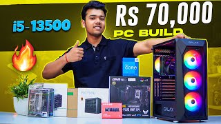 PC Build Under Rs 70000 in 2023  Intel Core i513500 [upl. by Aramas950]