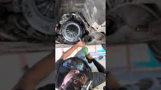 G35s new clutch and flywheel replacement [upl. by Nlocnil]