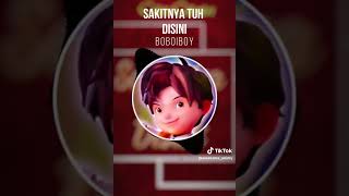 Lirik lagu sakitnya tuh disini cover ai BoBoiBoy [upl. by Padgett239]