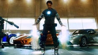 Iron Man  quotYeah I Can Flyquot  First Flight Test Scene Iron Man 2008 Movie CLIP HD [upl. by Karlan]