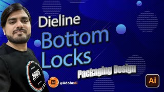 Create Bottom Lock of Normal Dieline  Packaging Design  Adobe Illustrator [upl. by Llertnauq]