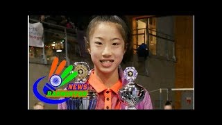 Olympic badminton prospect leona lee from letchworth wins prestigious international trophies [upl. by Hpsoj]