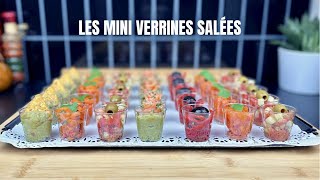 LES MINI VERRINES SALÉES POUR ÉPATER VOS INVITÉS 🥑🍅🥕🥒 YUMMY APPETIZER FOR GUESTS  سلطات لذيذة [upl. by Aiden744]