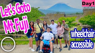 Mt Fuji Around with wheelchair by accessible van [upl. by Alamap]