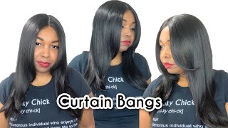 CURTAIN BANG WIG Sensationnel Dashly Unit 31 Wig Review [upl. by Lau]