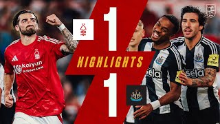 Nottingham Forest 11 Newcastle United Pens 34  Carabao Cup Highlights [upl. by Haras]