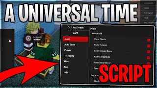 31 A Universal Time Script Hack Auto Farm Items Farm Free Stands Roblox Pastebin 2024 [upl. by Sadick]